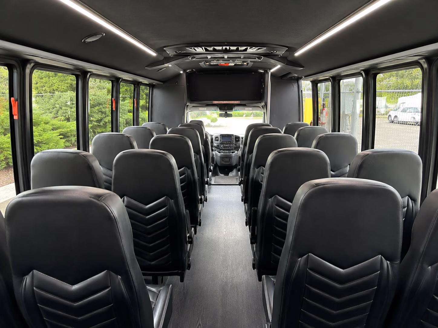toledo 18 passenger minibus inside