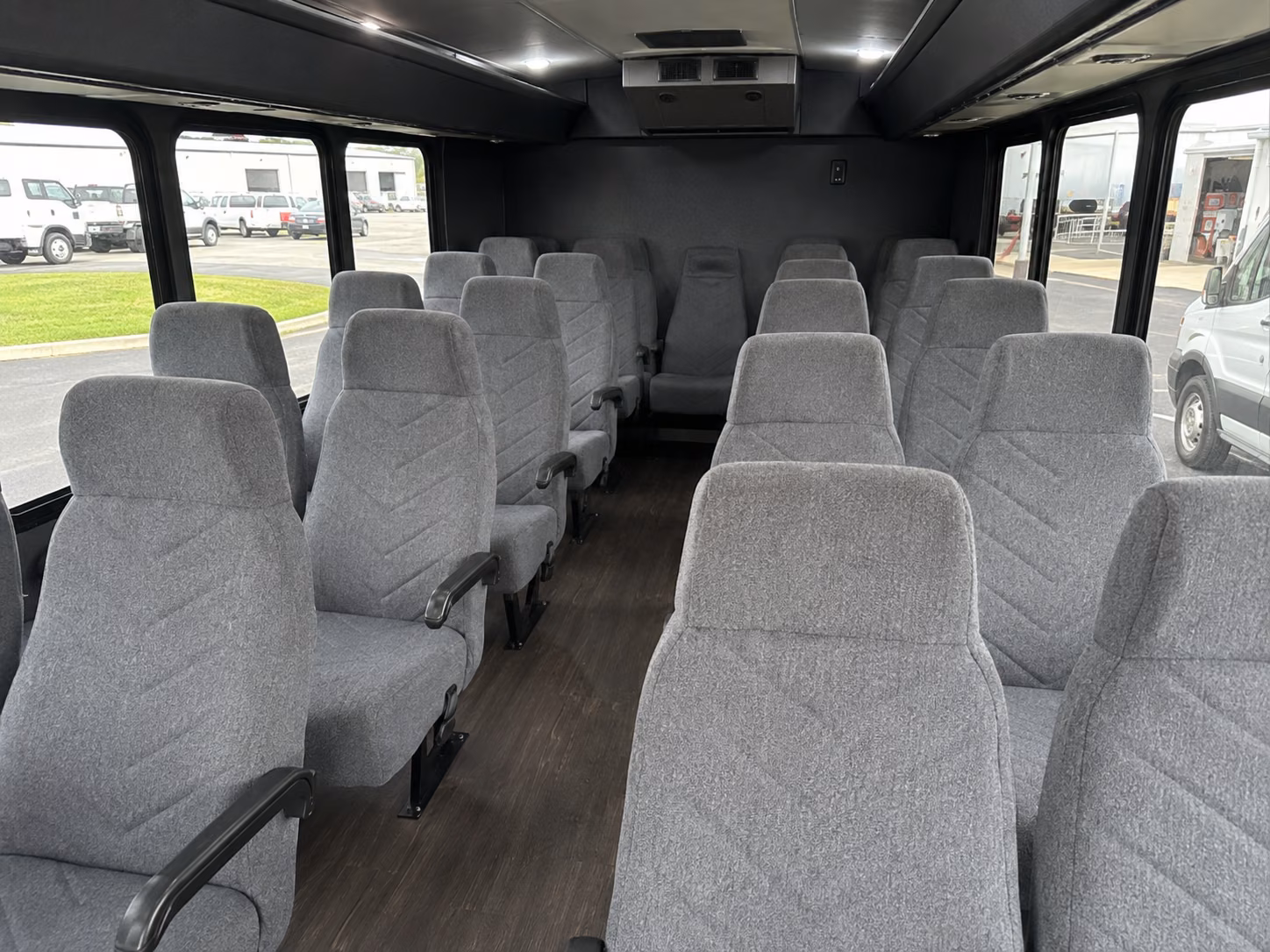 toledo 18 passenger minibus interior