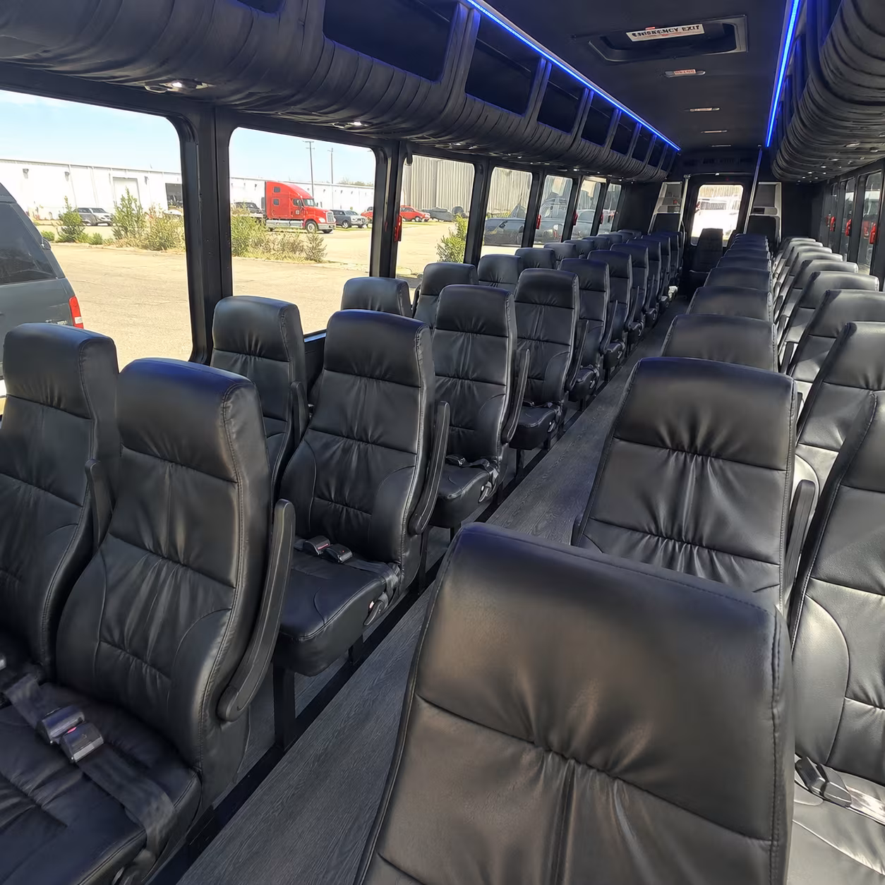 toledo 25 passenger minibus inside