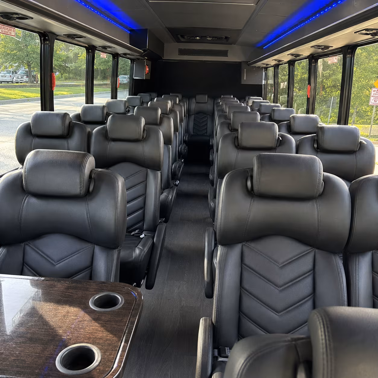 toledo 25 passenger minibus interior