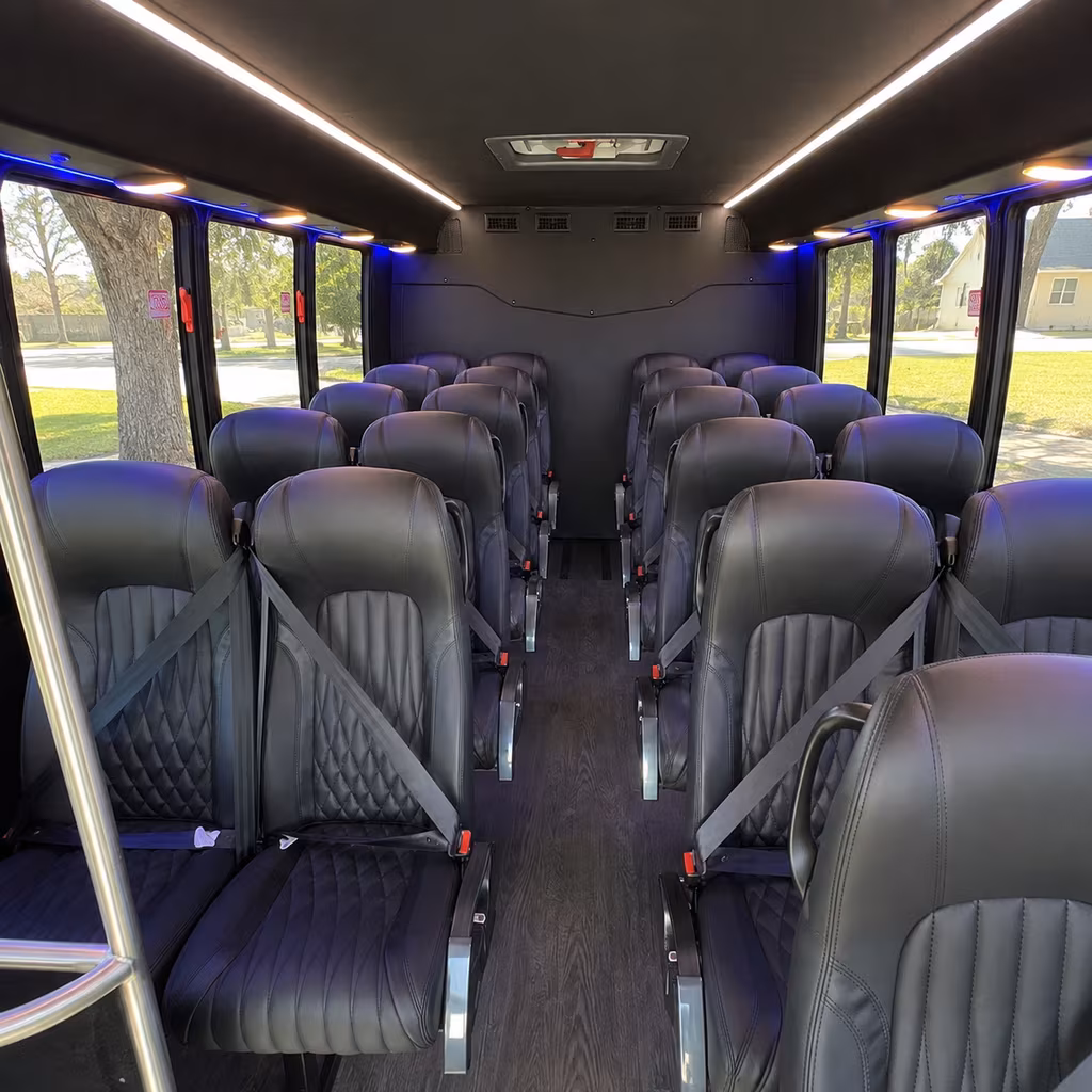 toledo 35 passenger minibus inside