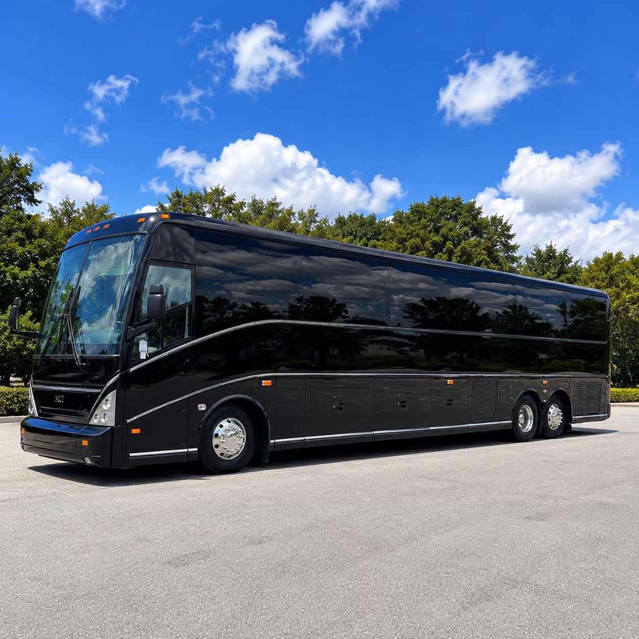 toledo bus rental service area