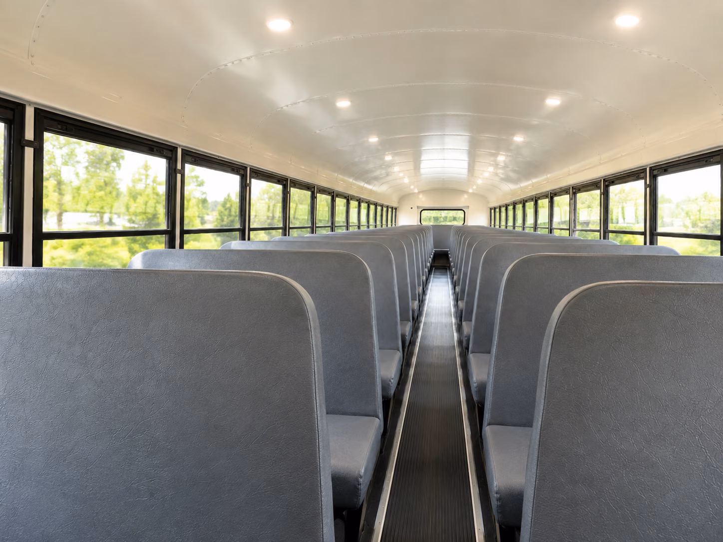 toledo school bus inside